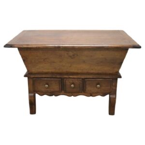 Antikes restauriertes Pappelholz-Sideboard aus dem 19. Jahrhundert