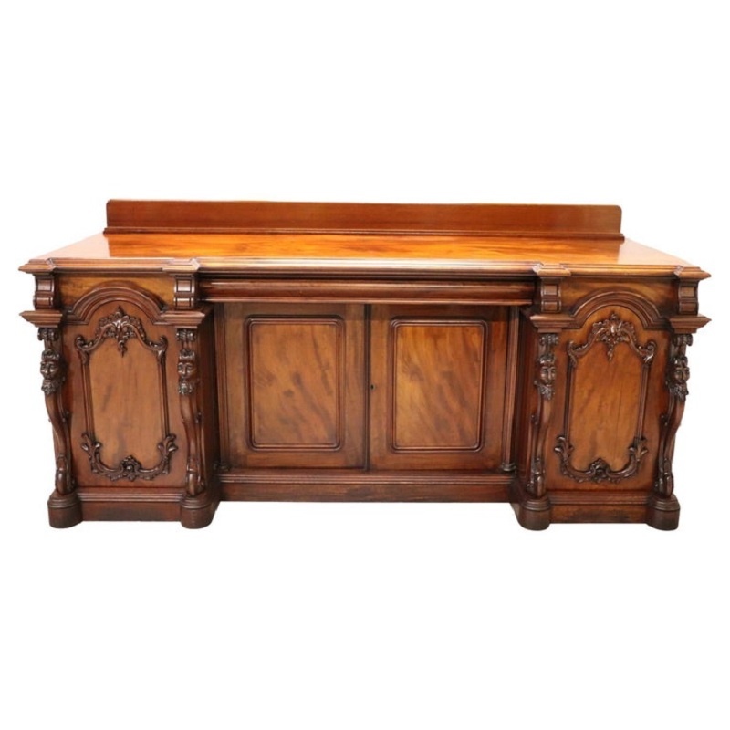 Imponente Credenza antica in mogano inizi Sec XX