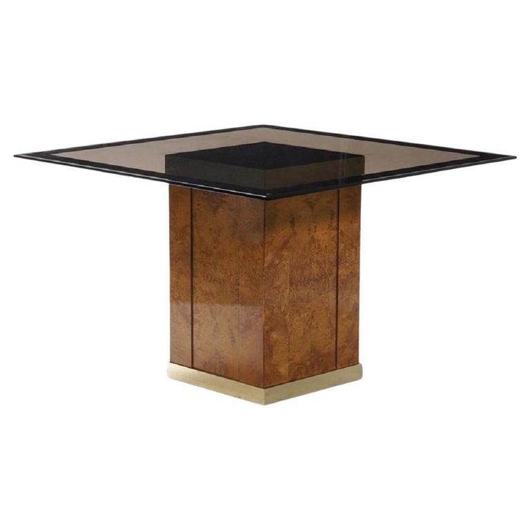 Tavolo da pranzo di Jean Claude Mahey per Roche Bobois, anni ’80