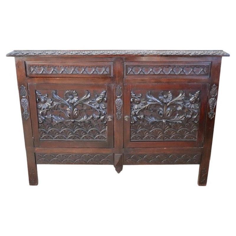 Credenza epoca liberty in faggio