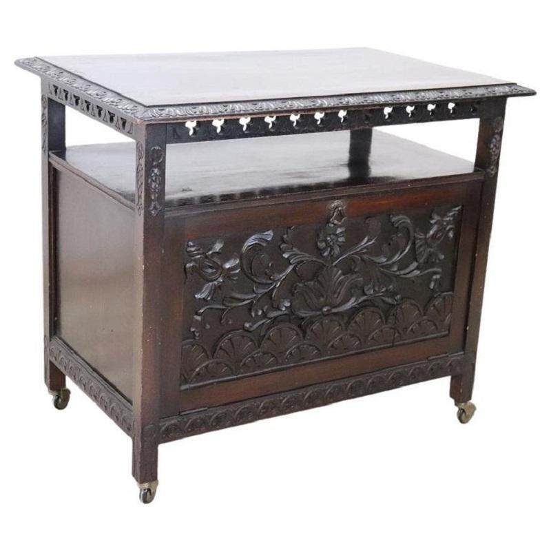 Mobiletto bar in faggio epoca Liberty