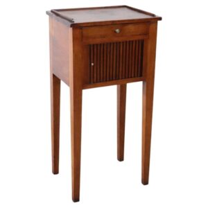 Comodino antico in noce secolo XIX