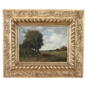 Dipinto olio su tavola firmato V. Bussolino